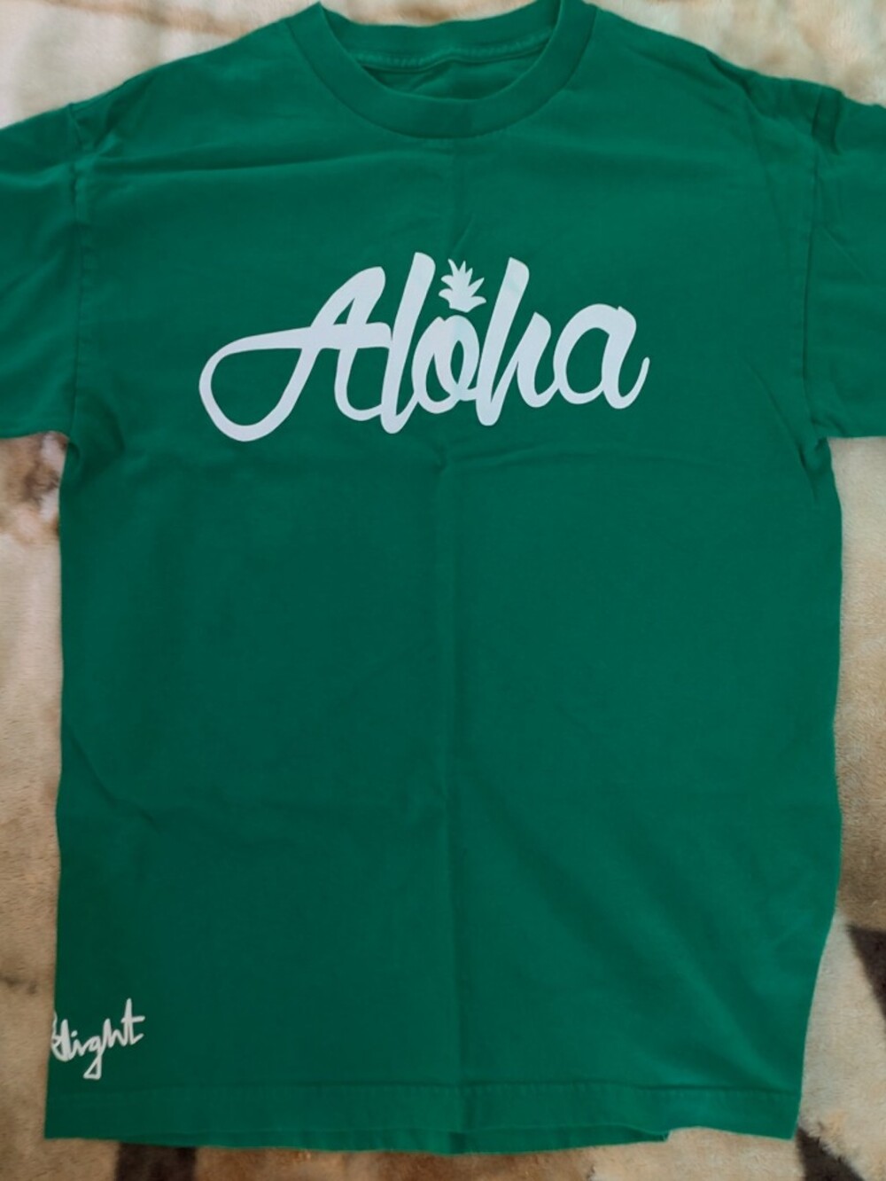 Green Aloha Graphic Tee